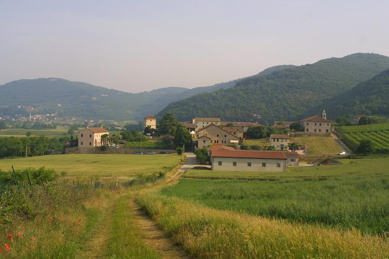 00696.jpg - View of Campolongo from a field outside the town
