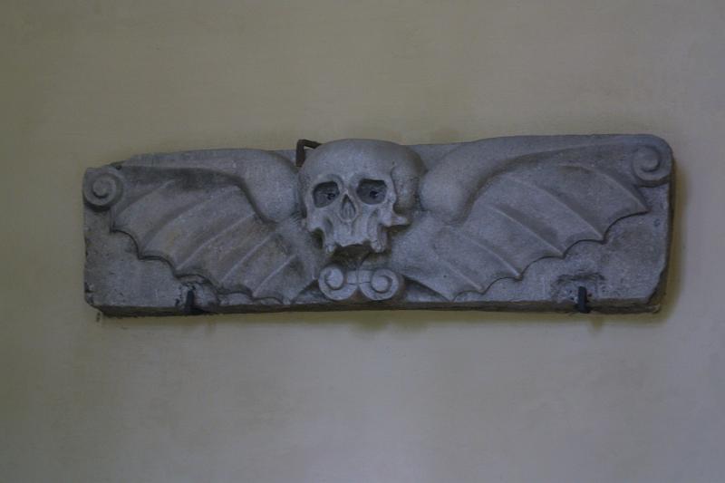 00386.jpg - Skull carving at St. Sebastian's