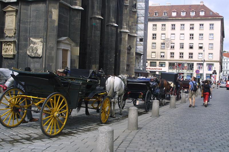 00421.jpg - Carriages for hire outside the dom.