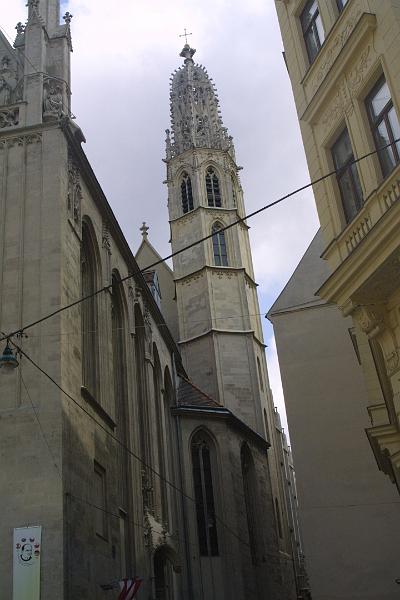 00466.jpg - Tower of the Maria am Gestade cathedral.