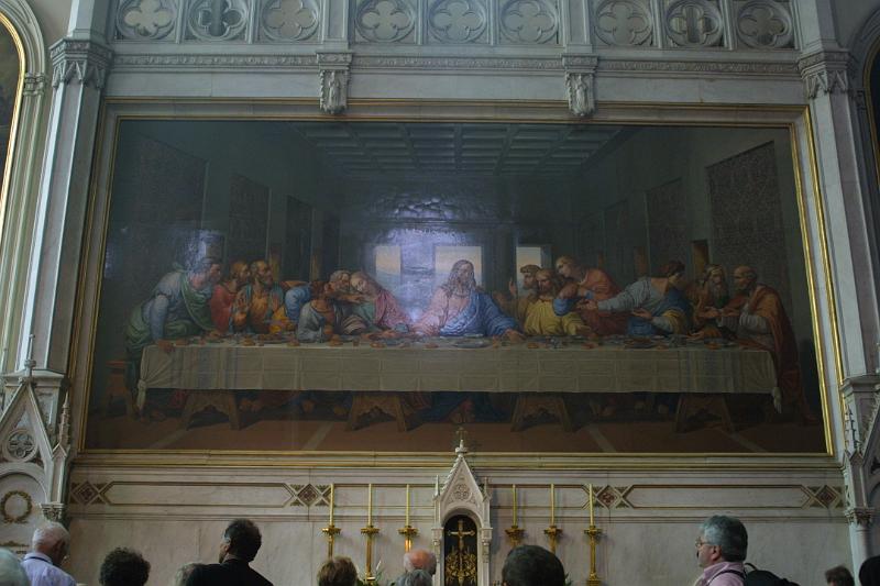 00487.jpg - Mosaic of The Last Supper inside the Minoritenkirche