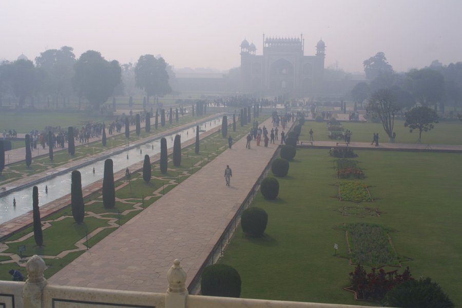 2137000_ViewOfGateFromTajMahal.jpg - View of Gate House from the Taj Mahal.