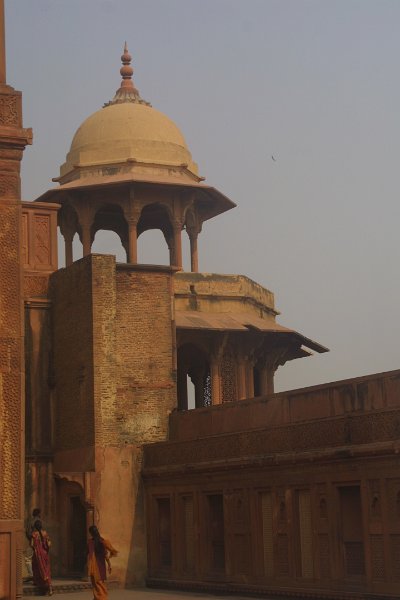 2168000_AgraFort.jpg - Tower on the Agra Fort.
