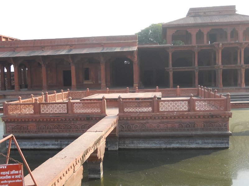 2205323_FatehpurSikri.jpg - Audience hall and Anup Talao. Fatehpur Sikri.