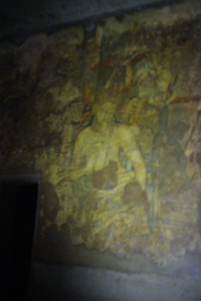 2028000_PaintingAtAjantaCaves.jpg - Painting in the Ajanta Caves.