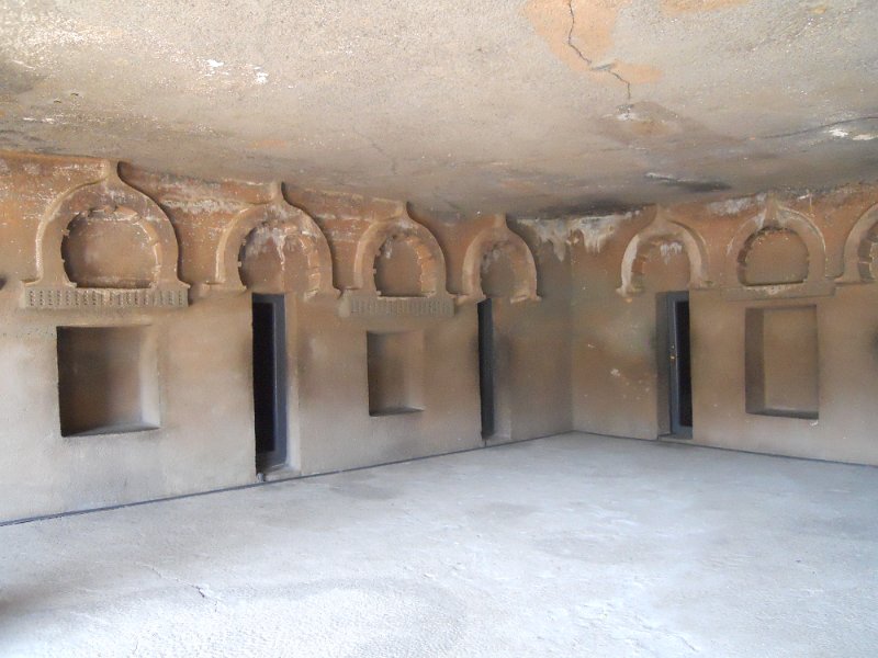 2033990_AjantaCaves.jpg - Monastery cells. The Ajanta Caves.