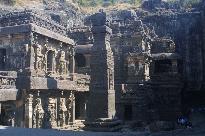 2103000_KailashTempleElloraCaves.jpg - The Kailash Temple. The Ellora Caves.