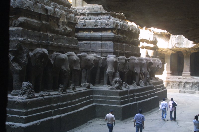 2106000_KailashTempleElloraCaves.jpg - The Kailash Temple. The Ellora Caves.