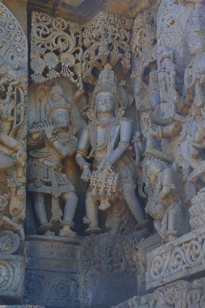 1488000_DetailsHalebiduTempleKarnataka.jpg - Wall carving at the Hoysaleswara Temple, Halebidu