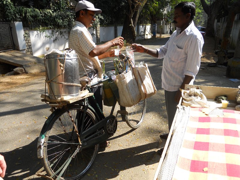 1549783_TeaManDefenceColony.jpg - Man selling tea on the street. Bangalore.