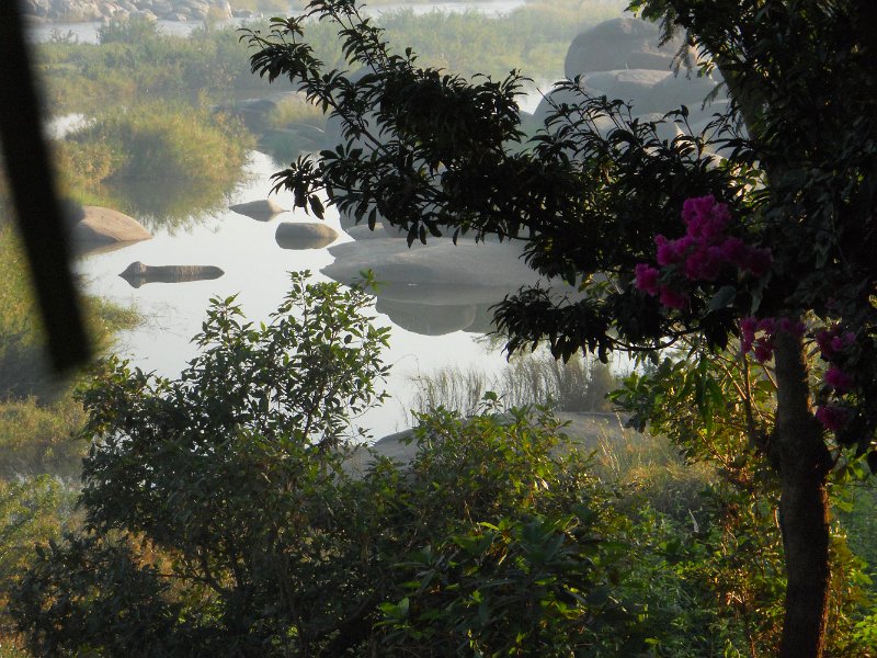 1097634_ViewFromMangoTreeHampi.jpg - View of the river from the Mango Tree restaurant.