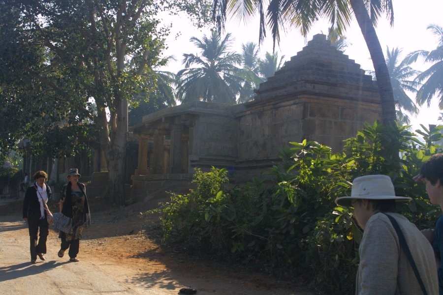 1104000_Hampi.jpg - Old temples along the road at Hampi.