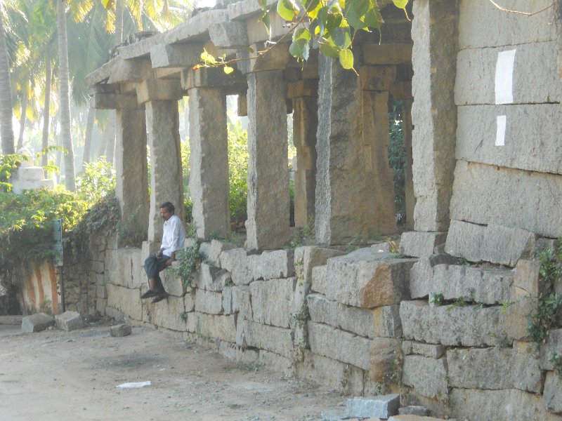 1108640_RuinsAtHampi.jpg - Old temples along the road at Hampi.