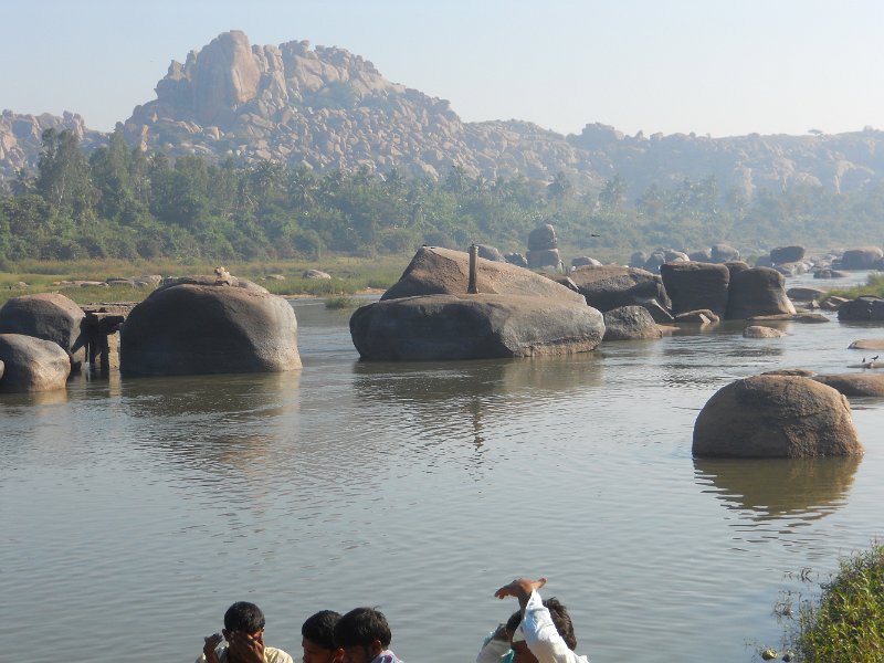 1109644_ShoreAtHampi.jpg - Looking across the river. Hampi.