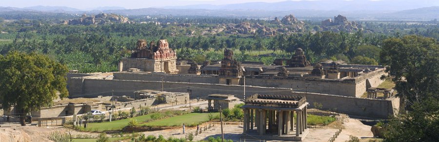 1171100_RuinsAndHillsFromHill3Hampi.jpg - Sri Krishna Temple in Hampi.