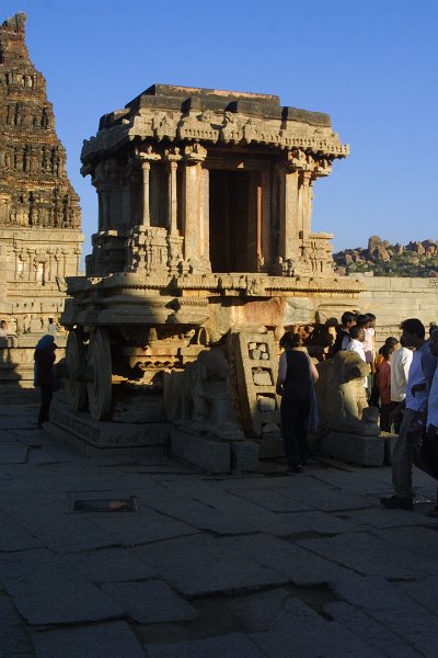 1214000_StoneChariotVittalaTempleHampi.jpg - Stone chariot at the Vitthala Temple Hampi.