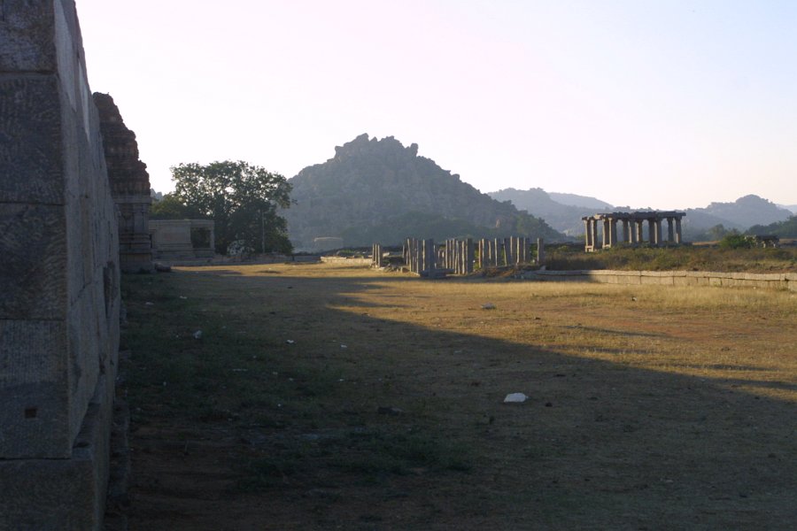 1229000_DistantRuinsAndHillsHampi.jpg - Ruins around Vitthala Temple Hampi.