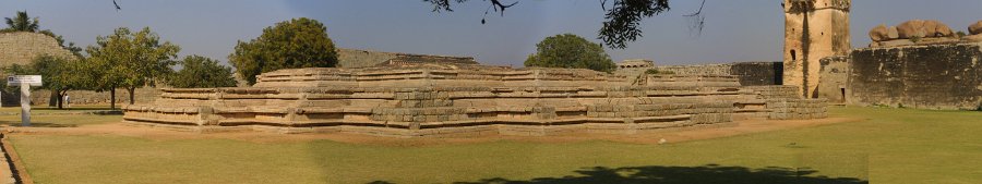1272100_ZenanaEnclosureHampi.jpg - Basement of the Queen's Palace. Hampi.