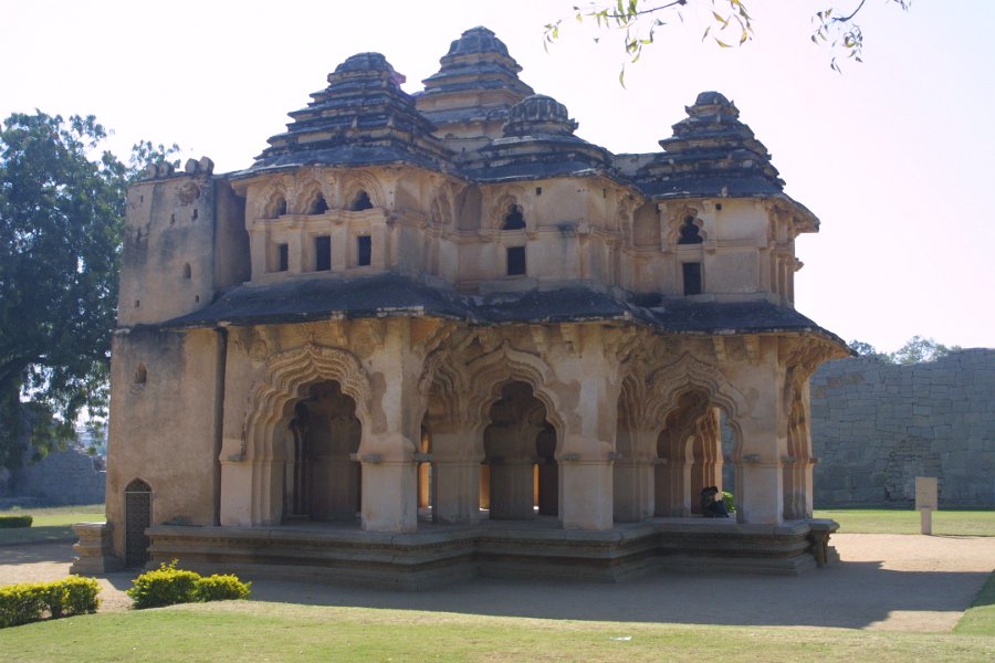 1273000_LotusMahalHampi.jpg - The Lotus Mahal inside the Zenana enclosure. Hampi.