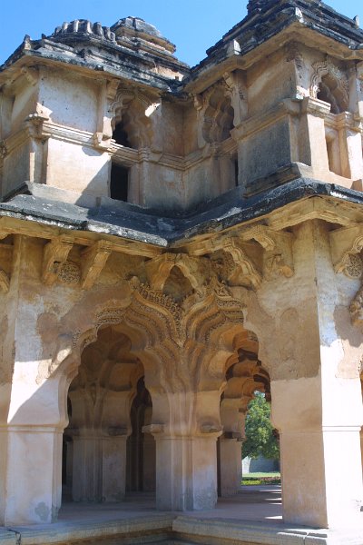 1277000_LotusMahalDetailHampi.jpg - The Lotus Mahal inside the Zenana enclosure. Hampi.