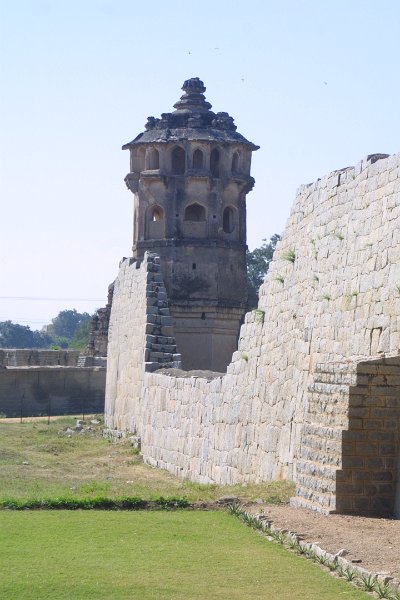 1285000_ZenanaEnclosureHampi.jpg - The Watch Tower inside the Zenana enclosure. Hampi.