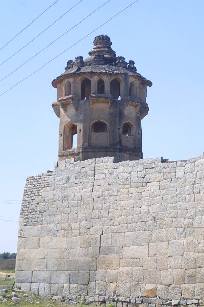 1303000_ZenanaEnclosureHampi.jpg - Watch Tower at the Zenana Enclosure. Hampi.
