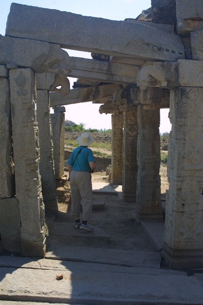 1307000_KathyAtRangaTempleHampi.jpg - Ranga Temple. Hampi.