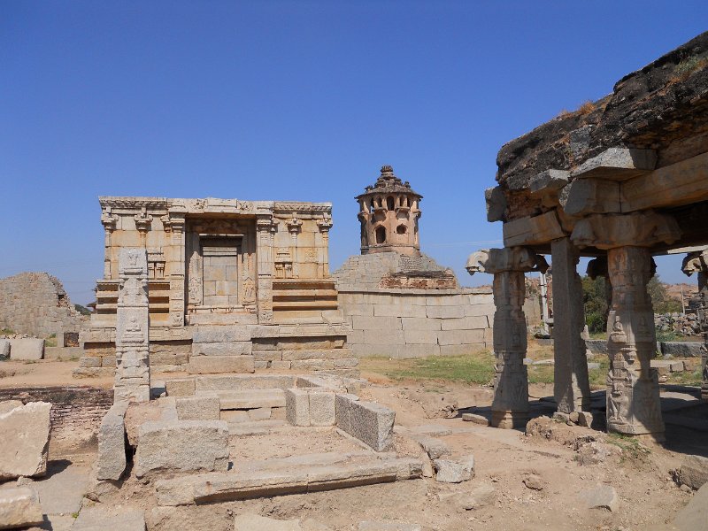 1308688_RangaTempleHampi.jpg - Ranga Temple with the Watch Tower in the background. Hampi.