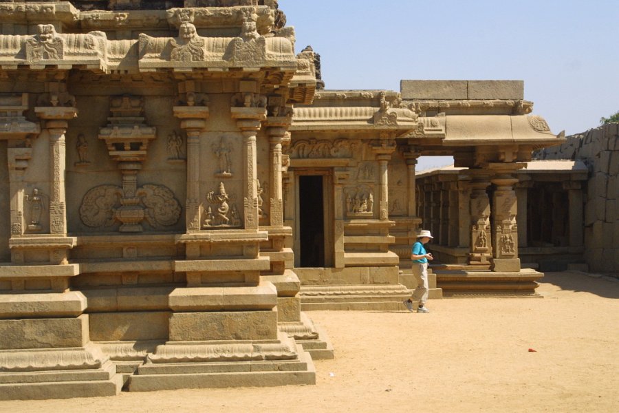 1363000_KathyAtRoyalTempleHampi.jpg - Hazara Rama Temple. Hampi.