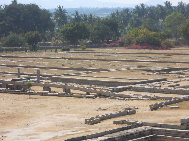 1402711_RoyalEnclosureHampi.jpg - Aqueduct as seen from Mahanavami Dibba in Royal Enclosure. Hampi.