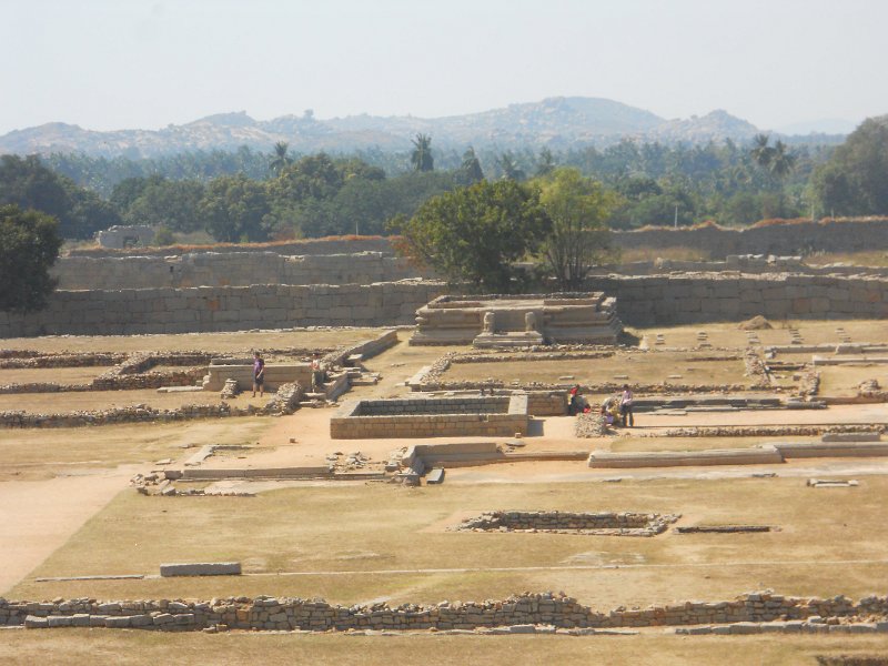 1402714_RoyalEnclosureHampi.jpg - Ruins as seen from Mahanavami Dibba in Royal Enclosure. Hampi.