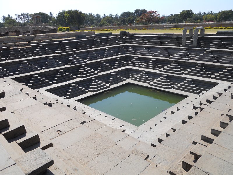 1407716_SteppedTankHampi.jpg - Stepped Tank in the Royal Enclosure. Hampi.