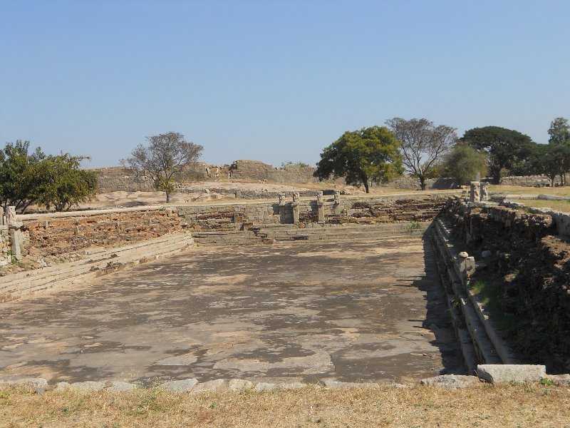 1409718_HugeTankHampi.jpg - Large tank inside the Royal Enclosure. Hampi.