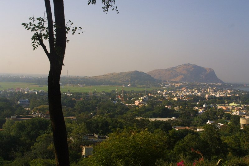 1611000_TajGardenHotelBackView.jpg - View out our back door at the Taj Garden Retreat Hotel. Madurai.