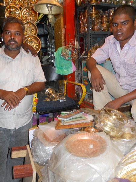 1621829_BrassDealersMadurai.jpg - Brass dealers at the market in Madurai.