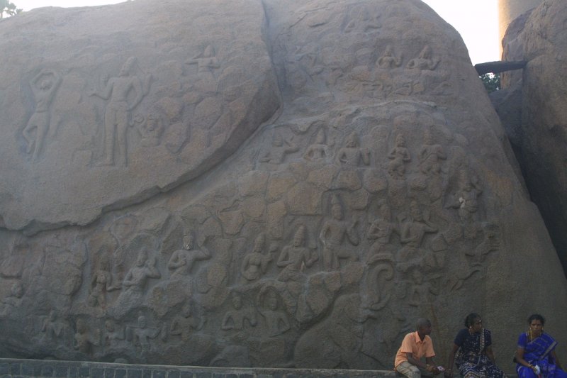 1931000_Mahabalipuram.jpg - The Flight of the Elephants rock carving. Mahabalipuram.