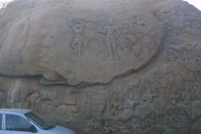 1932000_Mahabalipuram.jpg - The Flight of the Elephants rock carving. Mahabalipuram.
