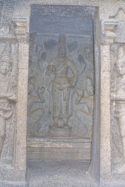 1956000_InteriorOfTrimurthyCave.jpg - Inside Trimurti Cave Temple. Mahabalipuram.