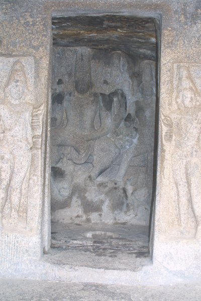 1989000_InsideRockCutTemple.jpg - Inside rock cut temple. Mahabalipuram.