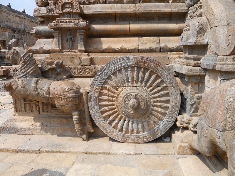 1764920_AiravateswararTemple.jpg - Hourse and chariot carving at the Airavateswarar Temple. Darasuram.