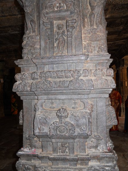 1774927_PillarAiravateswararTemple.jpg - Pillar detail at the Airavateswarar Temple. Darasuram.
