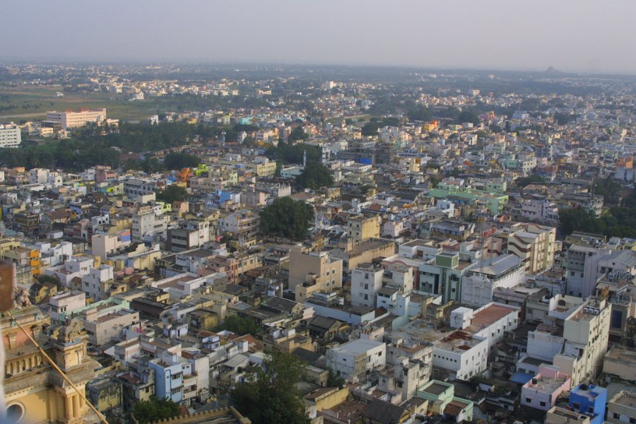 1823000_ViewFromRockFortTemple.jpg - View from the Rock Fort. Thiruchi.