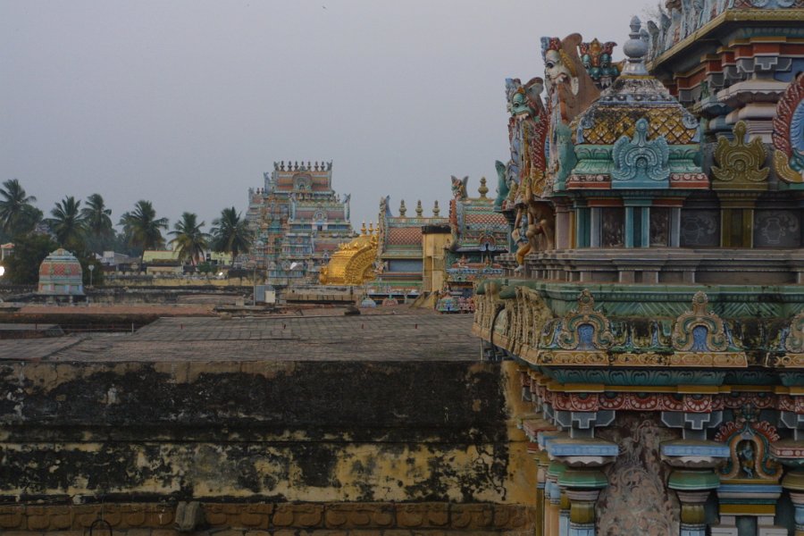 1844000_ViewFromRoofOfRanganathaswamyTemple.jpg - View from the roof of the Ranganathaswamy Temple. Thiruchi.