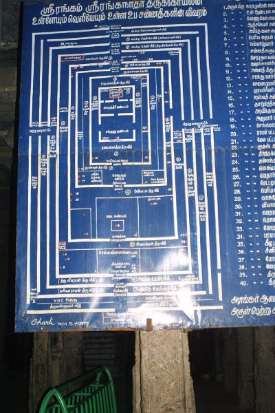 1855000_MapOfRanganathaswamyTempleComplex.jpg - Map of the Ranganathaswamy Temple. Thiruchi.